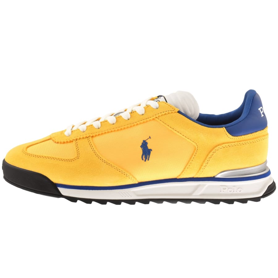 Image number 1 for Ralph Lauren Varick Trainers Yellow