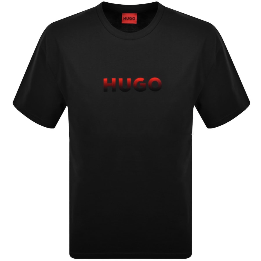 Image number 1 for HUGO Ray Short Sleeve T Shirt Black