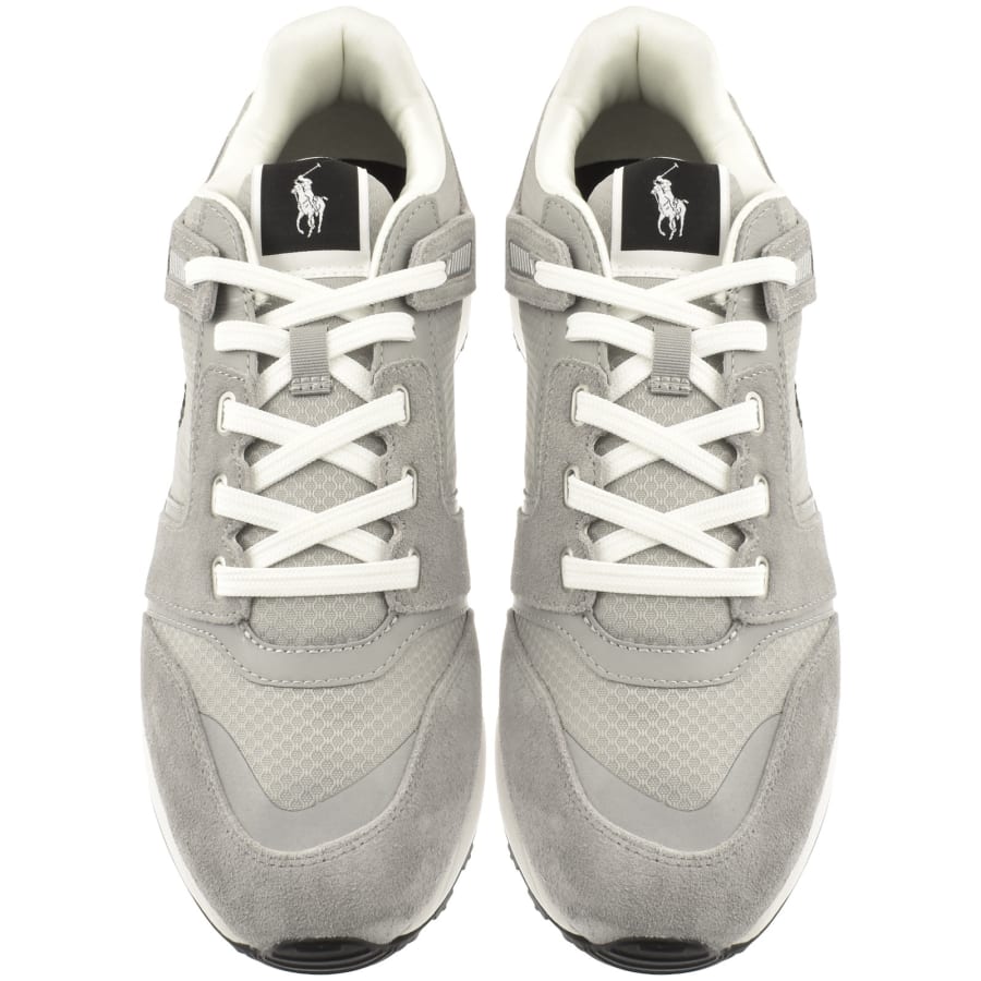 Image number 3 for Ralph Lauren Train 89 Trainers Grey