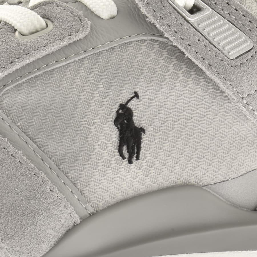 Image number 4 for Ralph Lauren Train 89 Trainers Grey