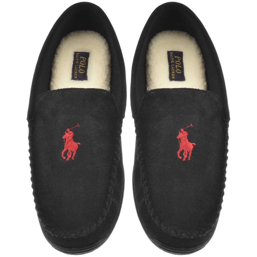 Image number 1 for Ralph Lauren Brenan Slippers Black
