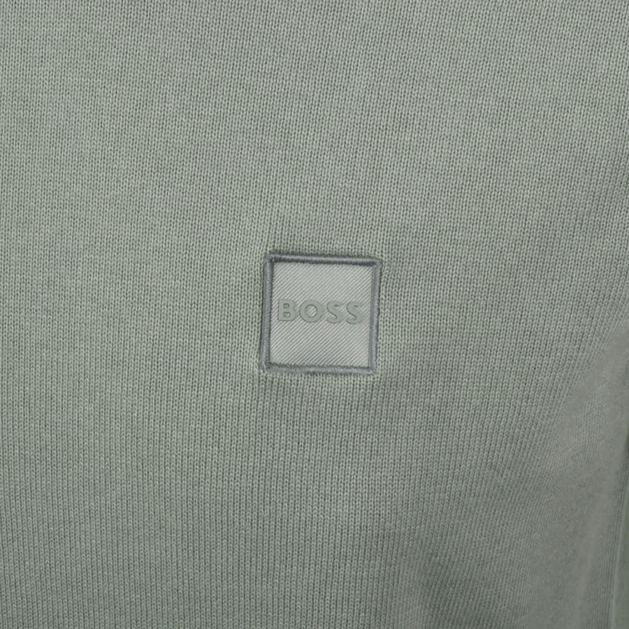 Image number 3 for BOSS Kanovano Knit Jumper Green