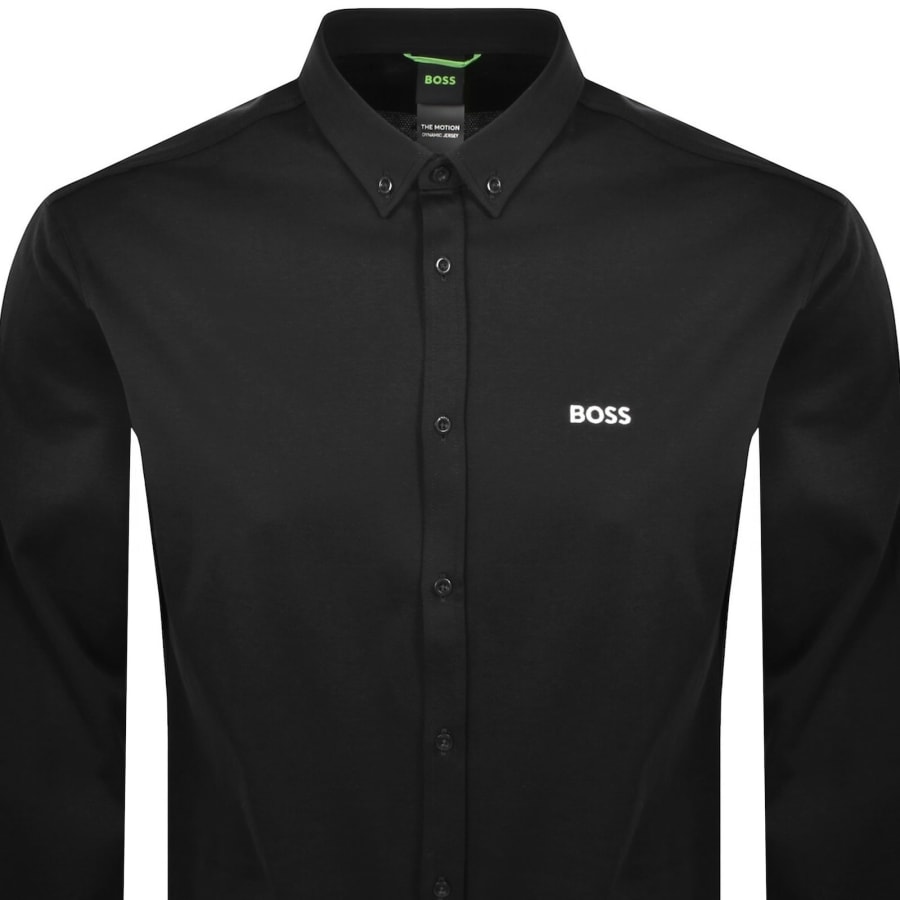 Image number 2 for BOSS B Motion Long Sleeve Shirt Black