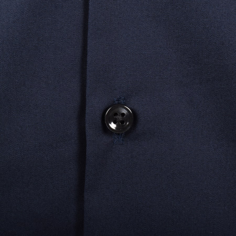 Image number 3 for HUGO Slim Fit Kenno Shirt Navy