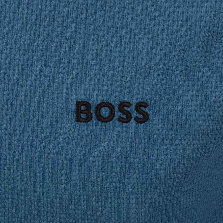 Image number 3 for BOSS Waffle T Shirt Blue
