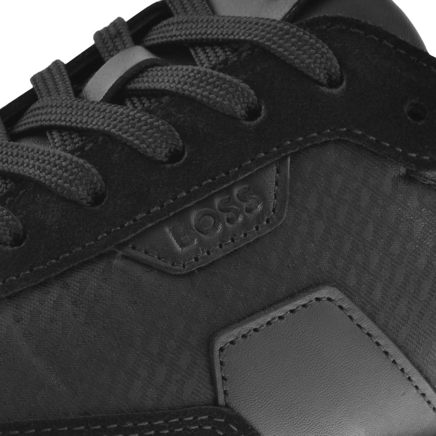 Image number 4 for BOSS Vinston Runner Trainers Black
