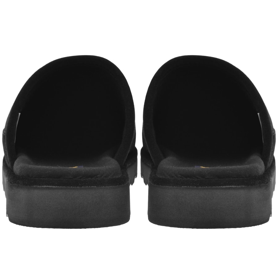 Image number 3 for Ralph Lauren Reade Scuff Slippers Black