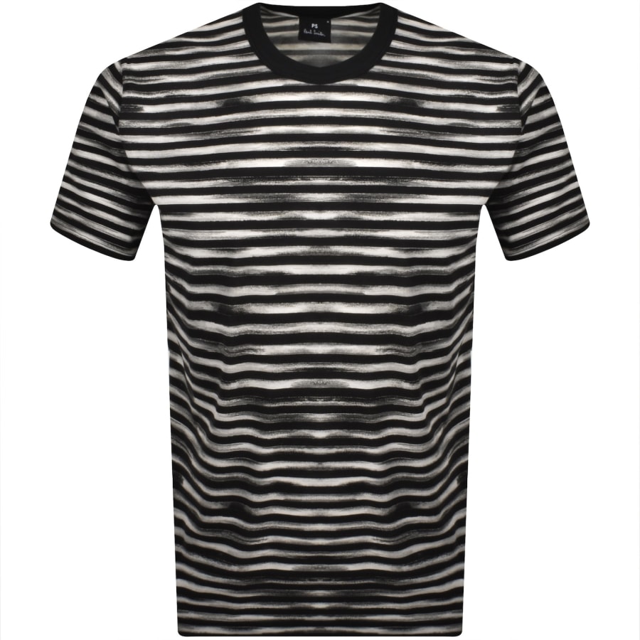 Image number 1 for Paul Smith Stripe T Shirt Black