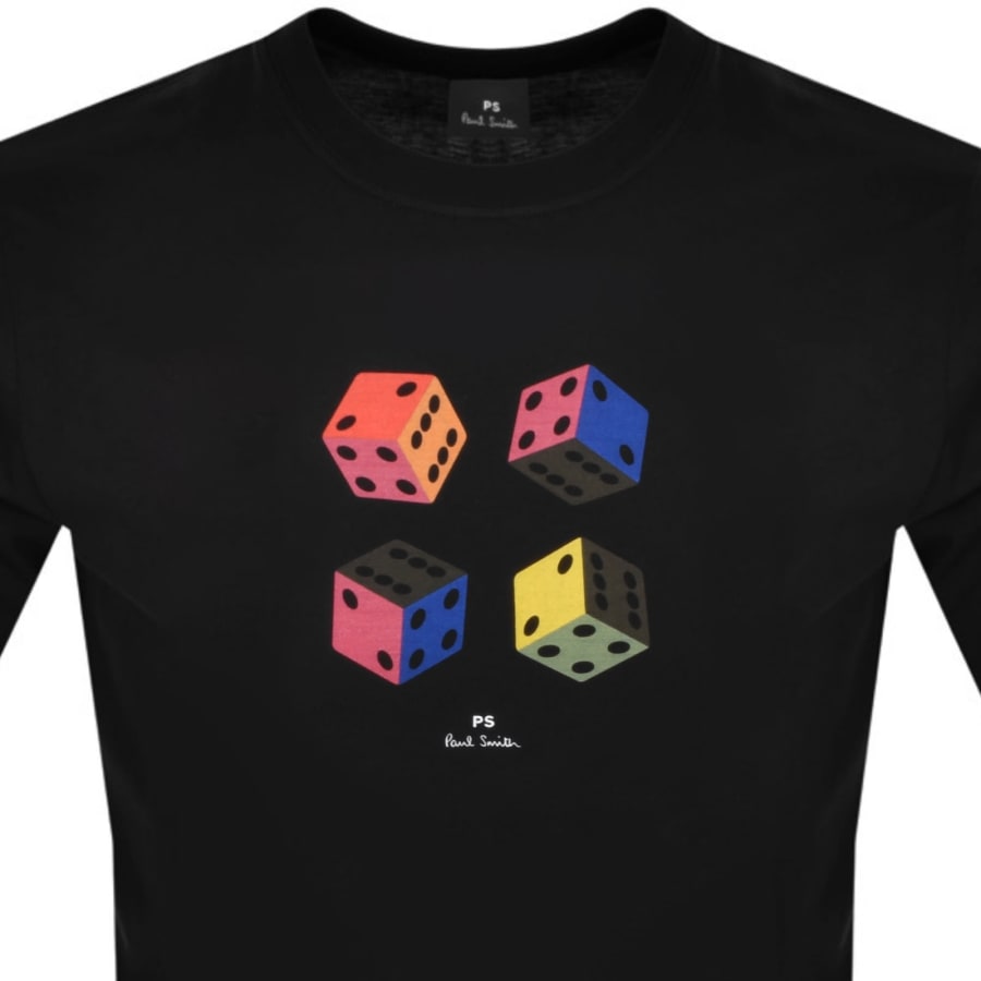 Image number 2 for Paul Smith Dice T Shirt Black