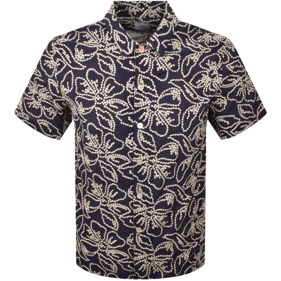 Image number 1 for Paul Smith Short Sleeve Shirt Navy