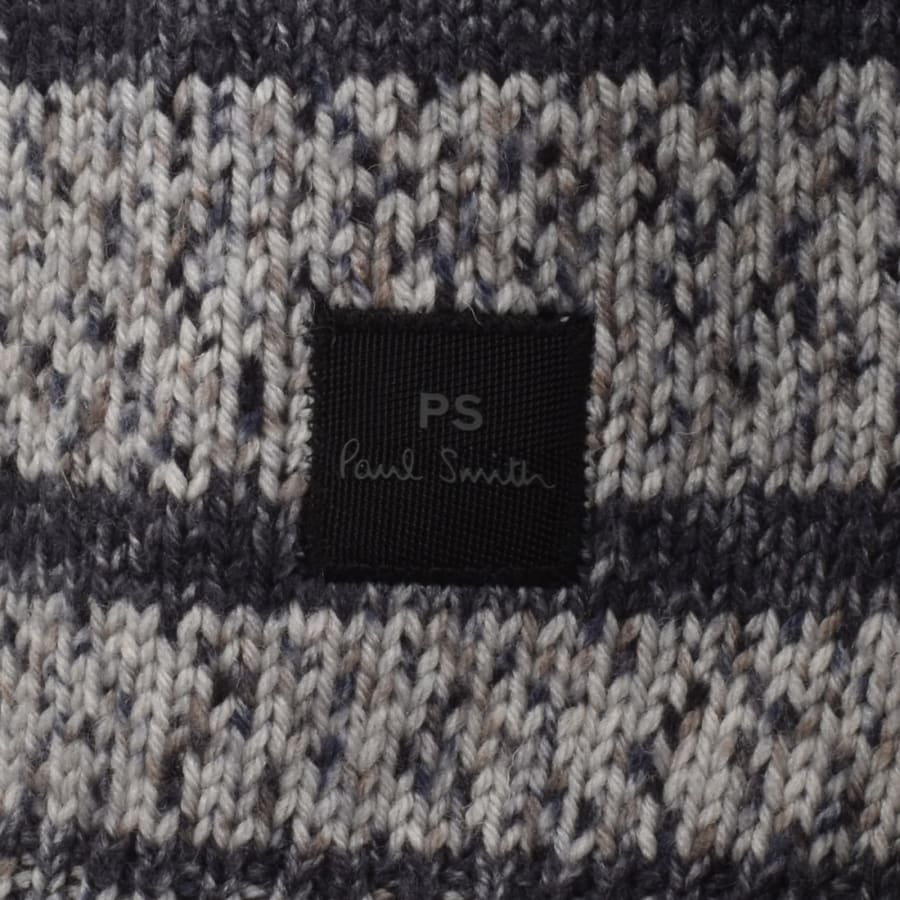 Image number 3 for Paul Smith Stripe Wool Jumper Blue