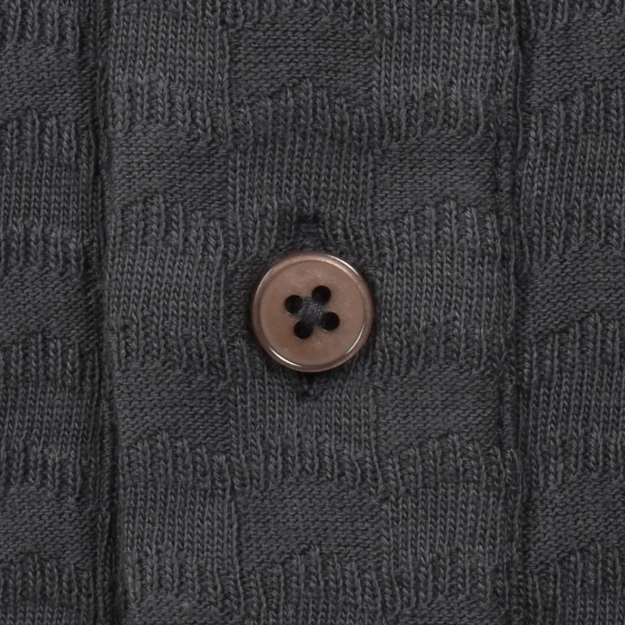 Image number 3 for Paul Smith Long Sleeved Polo Shirt Grey