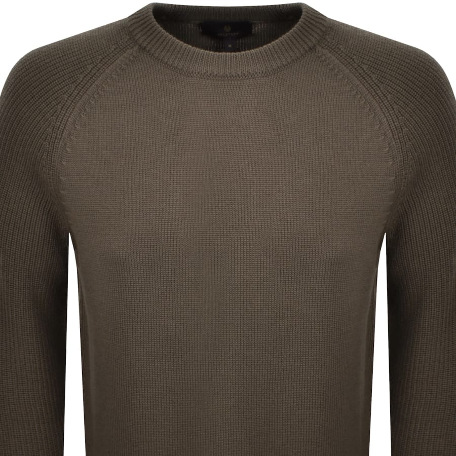 Image number 3 for Belstaff Aspect Knit Jumper Brown