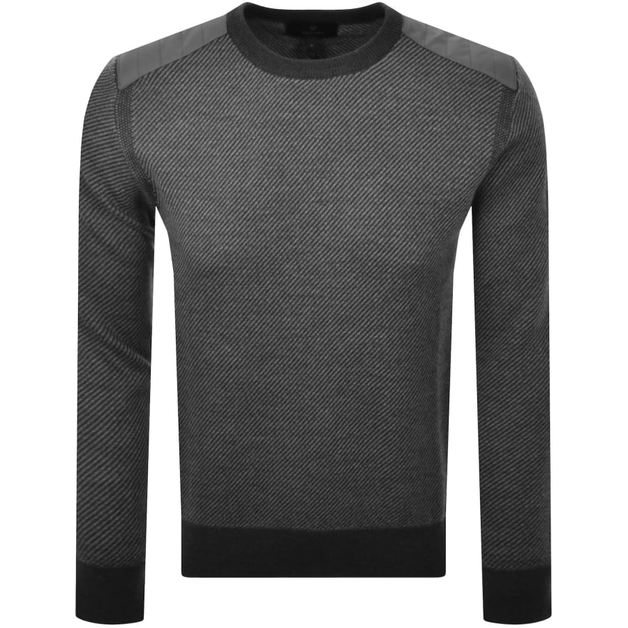Image number 2 for Belstaff Kerrigan Crewneck Jumper Grey