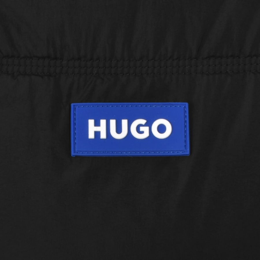 Image number 3 for HUGO Blue Bodo Puffer Jacket Black