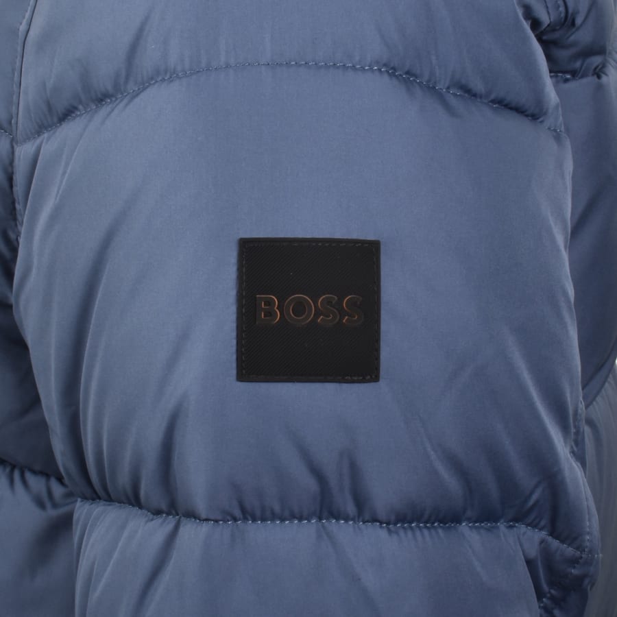 Image number 4 for BOSS Omaris Puffer Jacket Blue
