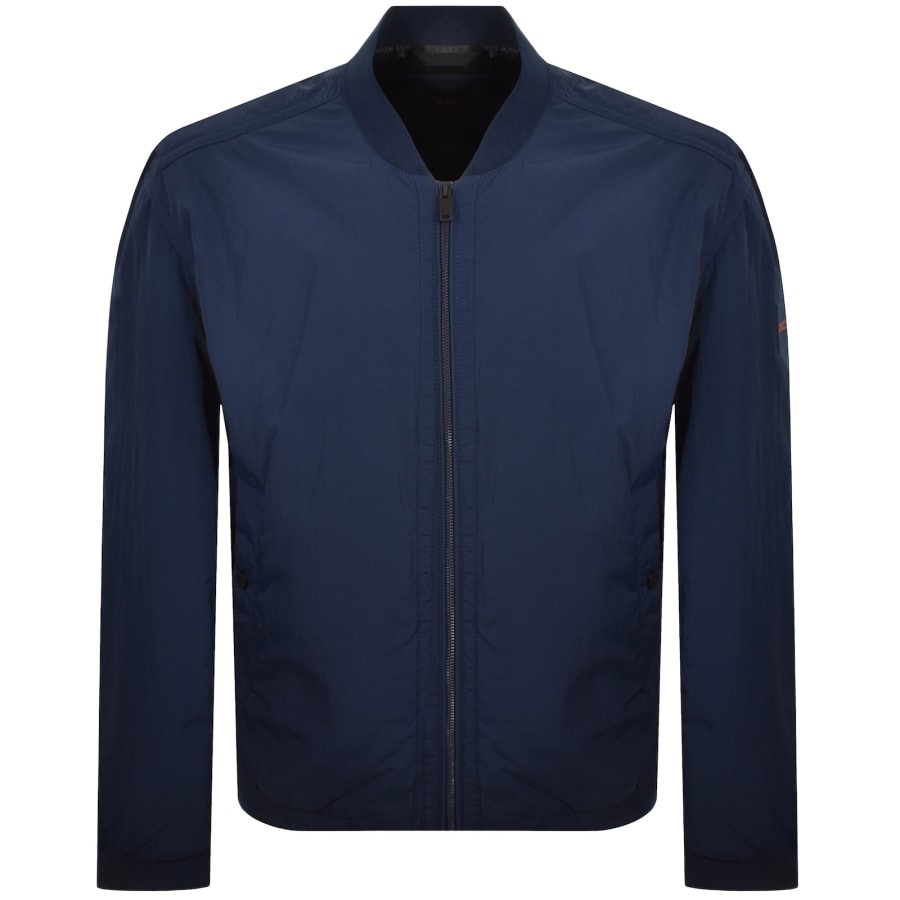 Image number 2 for BOSS Ovarsi Bomber Jacket Blue