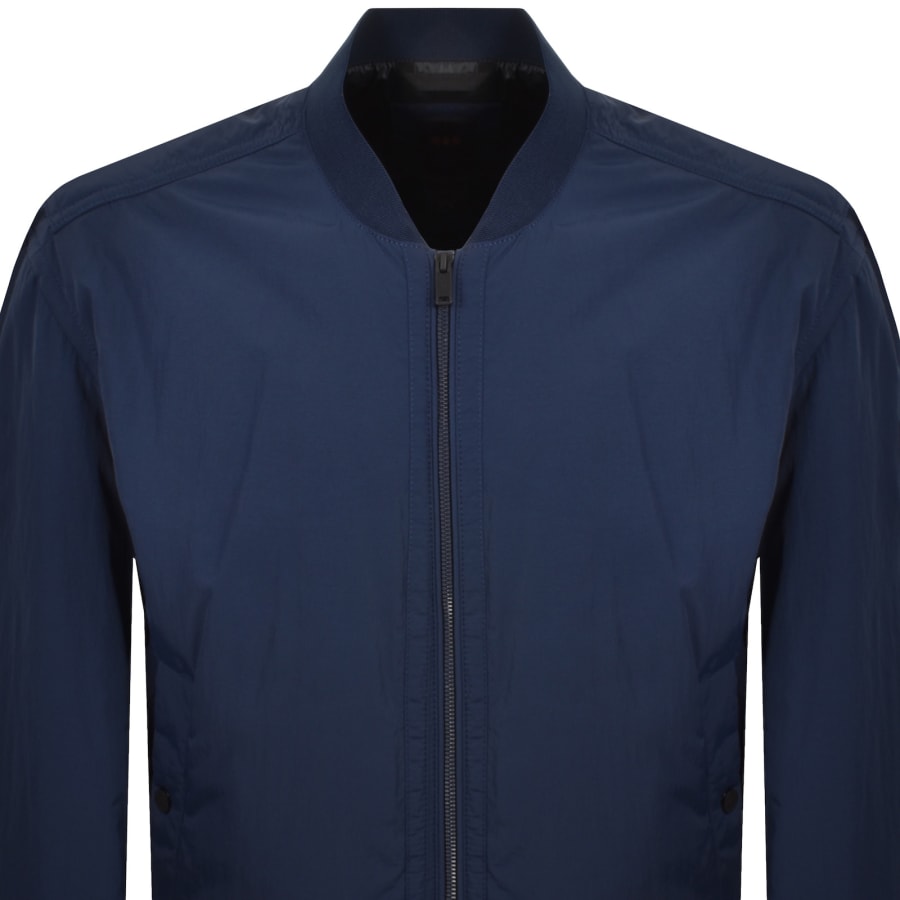 Image number 3 for BOSS Ovarsi Bomber Jacket Blue