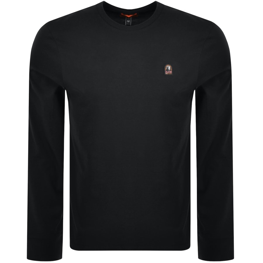Image number 2 for Parajumpers KIP Long Sleeve T Shirt Black