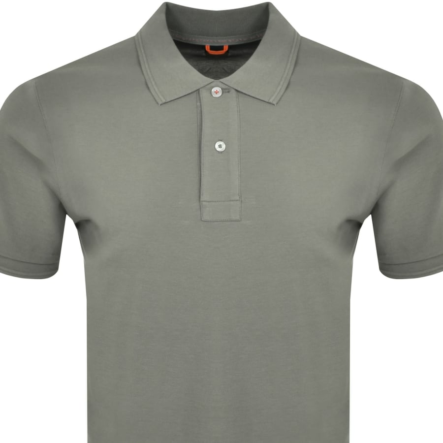 Image number 3 for Parajumpers Gangapuma Polo T Shirt Grey