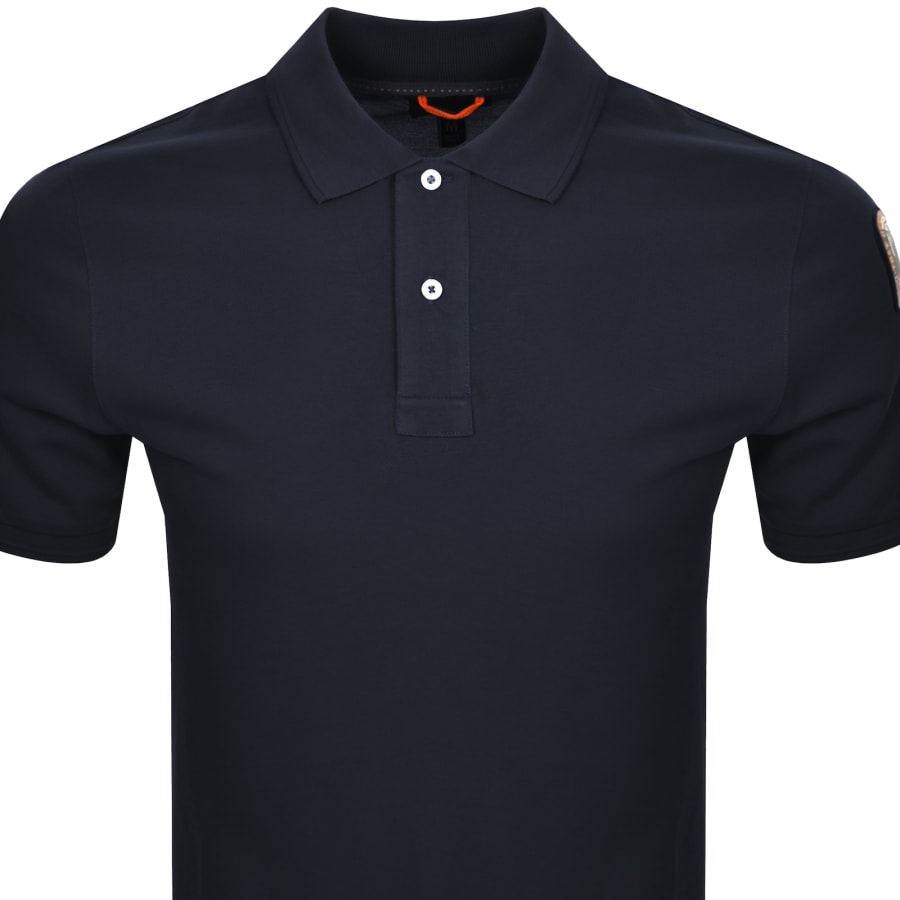 Image number 3 for Parajumpers Gangapuma Polo T Shirt Navy