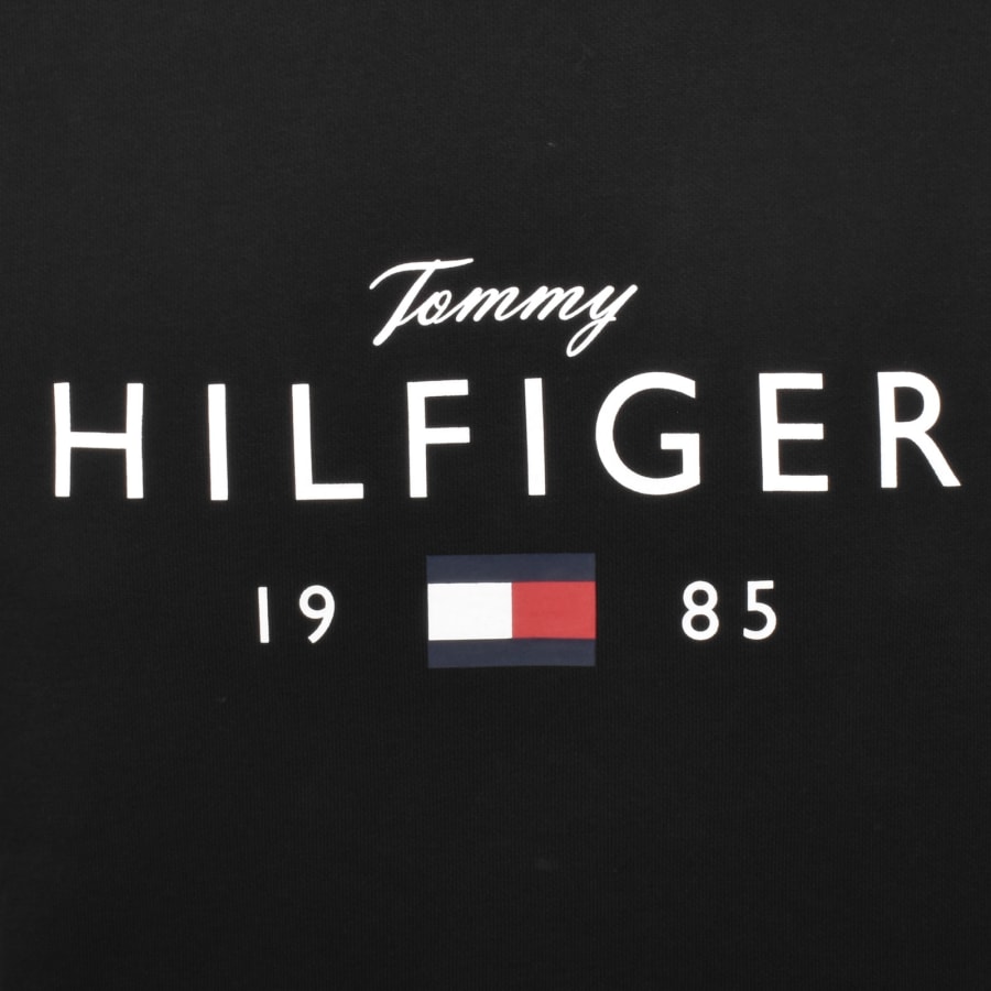 Image number 3 for Tommy Hilfiger Brand Love Hoodie Black