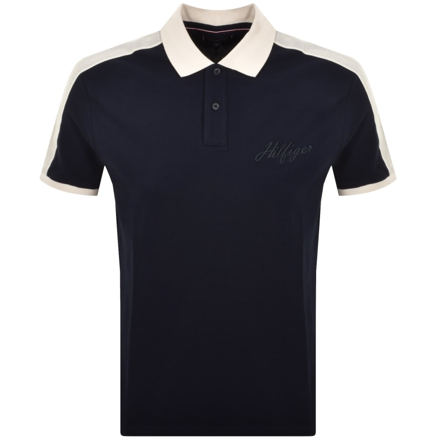 Image number 1 for Tommy Hilfiger Polo T Shirt Navy
