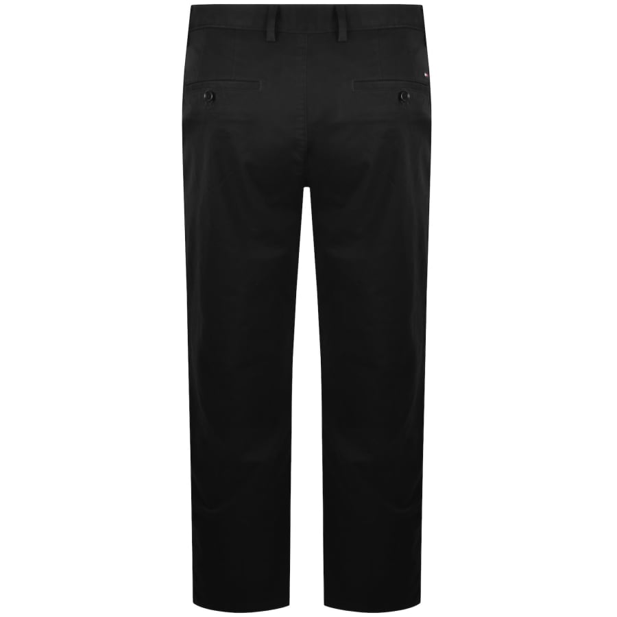 Image number 2 for Tommy Hilfiger Core Denton Twill Trousers Black