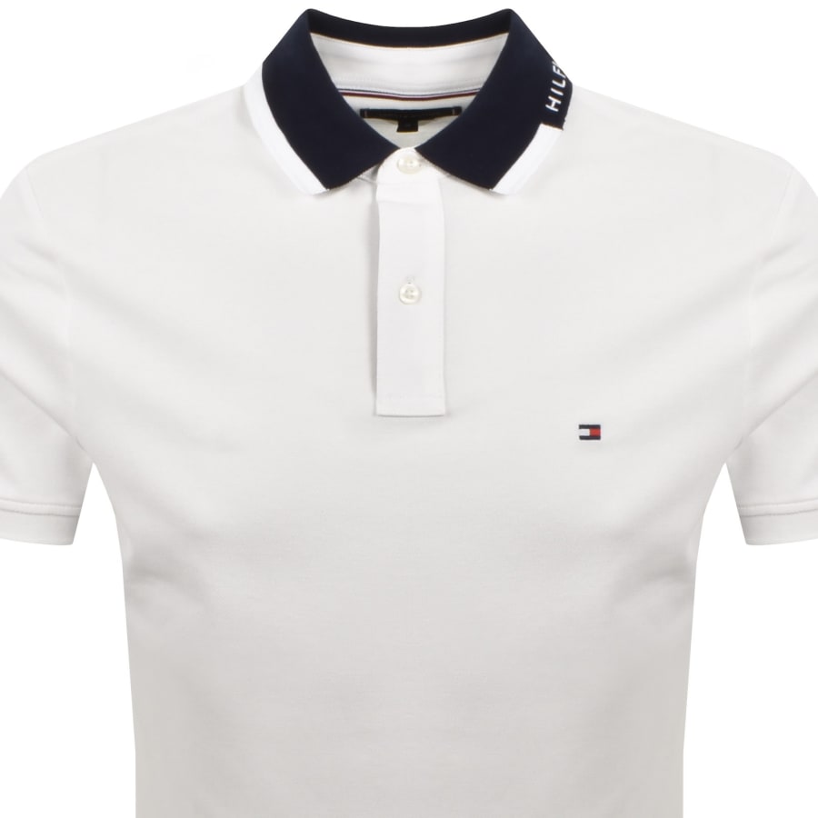 Image number 2 for Tommy Hilfiger Grafic Collar Polo T Shirt White