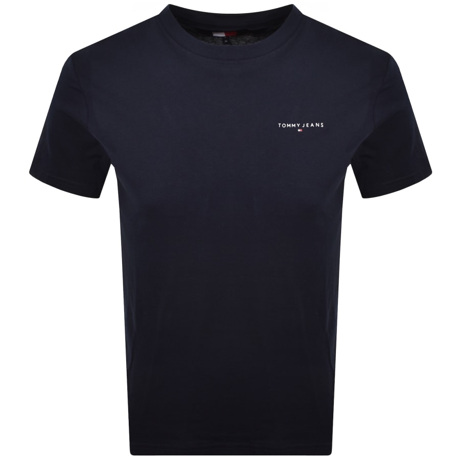 Image number 2 for Tommy Jeans 2 Pack T Shirts Navy And Ecru