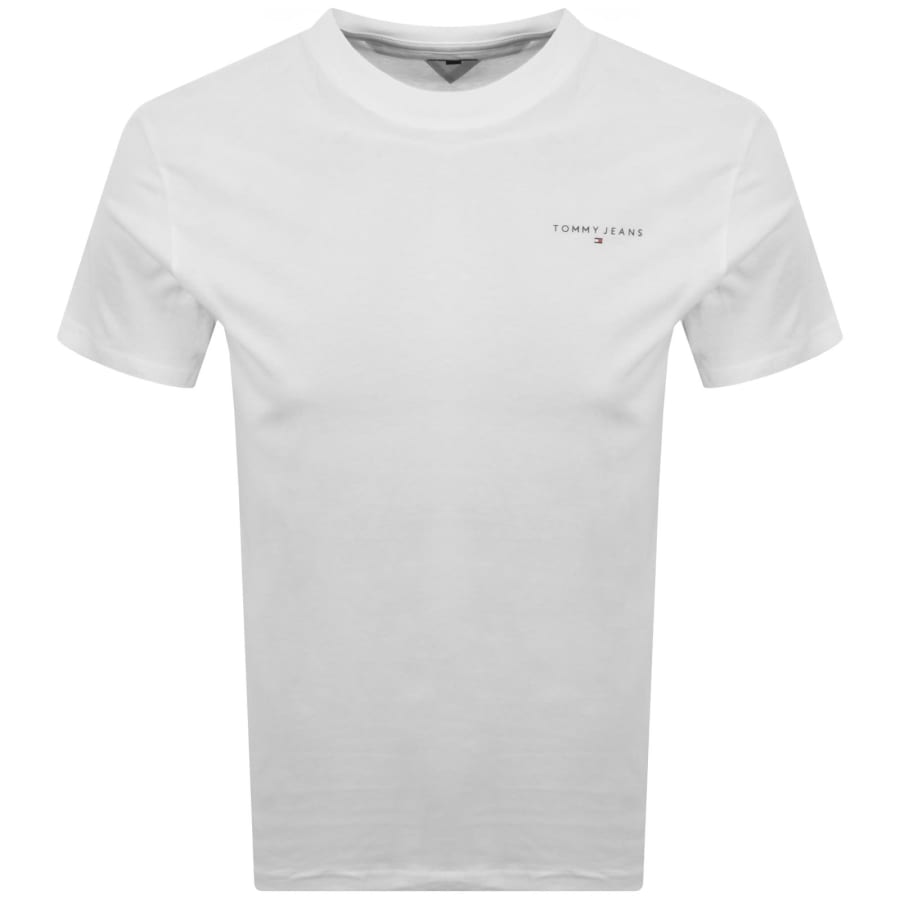 Image number 3 for Tommy Jeans 2 Pack T Shirts Navy And Ecru