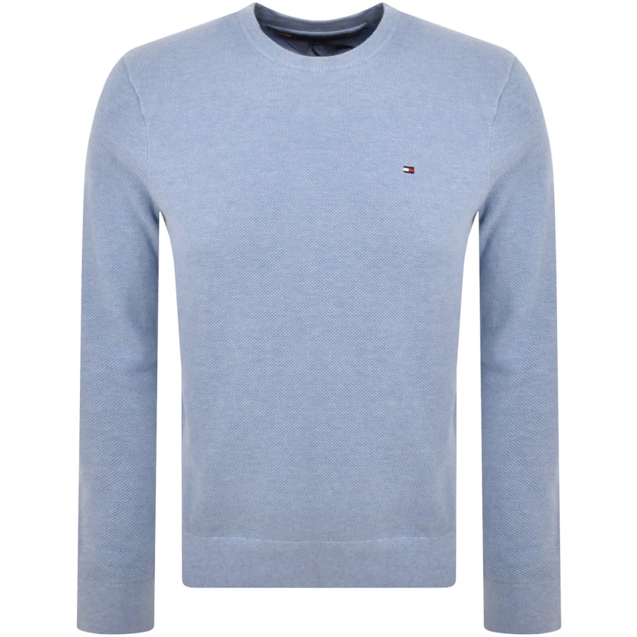 Image number 1 for Tommy Hilfiger Essential Structure Jumper Blue
