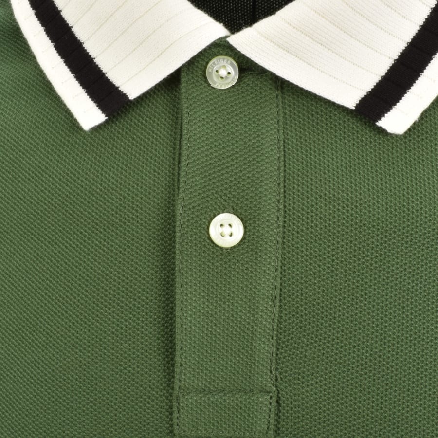 Image number 4 for Tommy Hilfiger Collar And Cuff Polo T Shirt Green