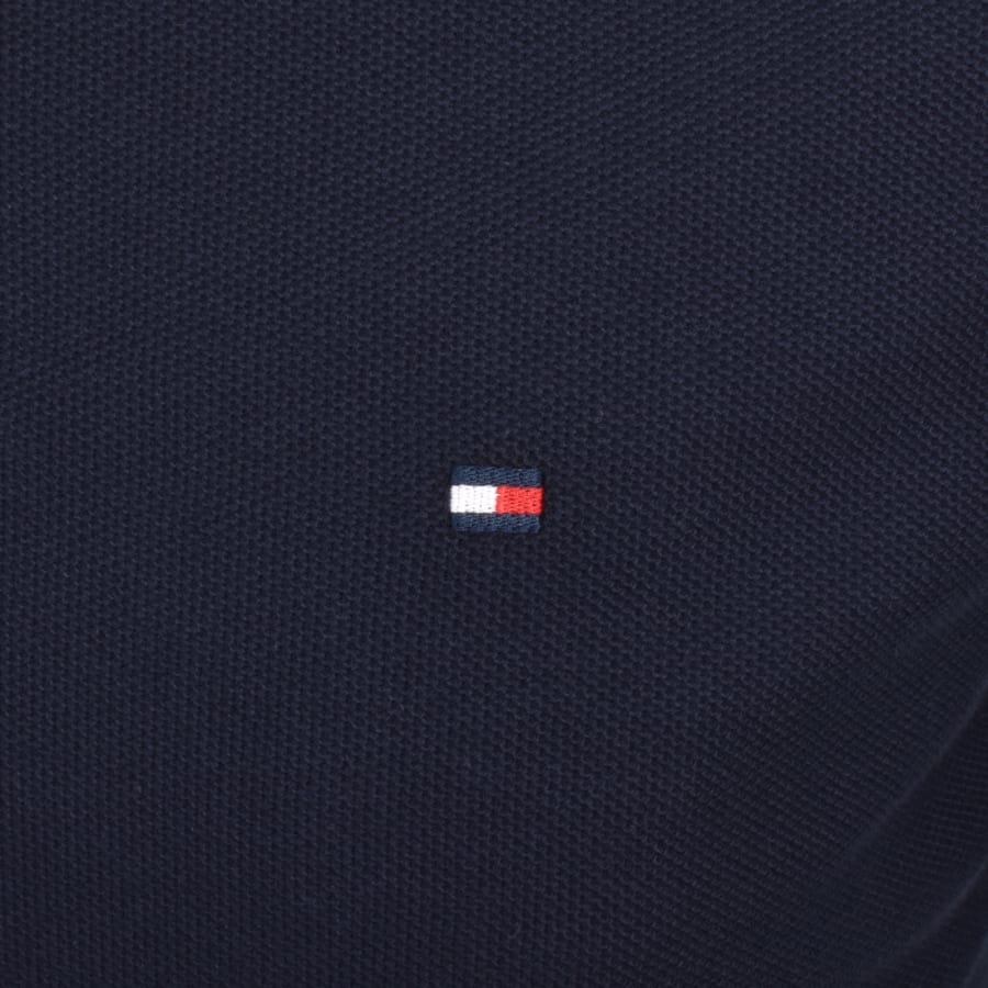 Image number 3 for Tommy Hilfiger Collar And Cuff Polo T Shirt Navy