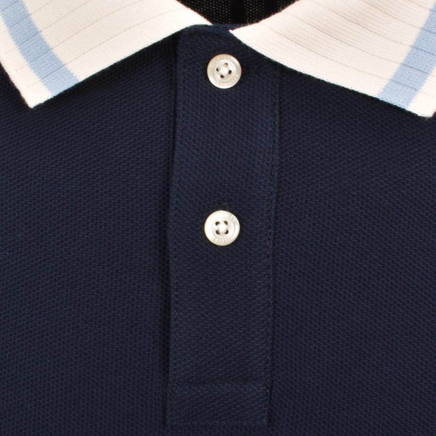 Image number 4 for Tommy Hilfiger Collar And Cuff Polo T Shirt Navy
