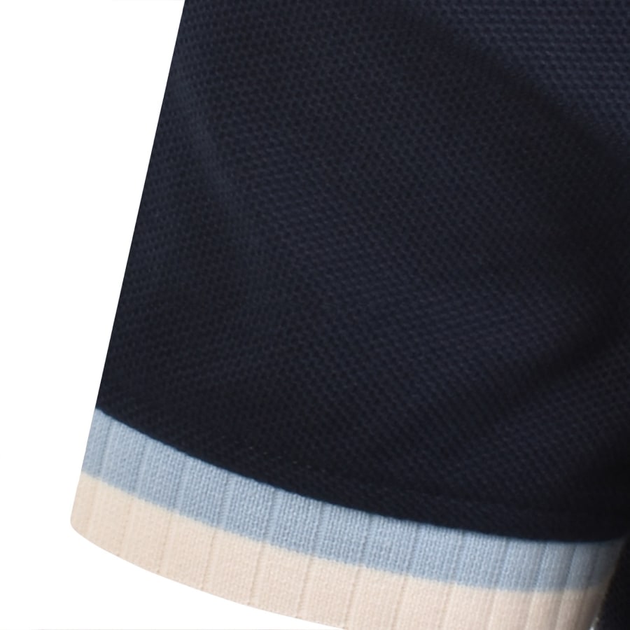 Image number 5 for Tommy Hilfiger Collar And Cuff Polo T Shirt Navy