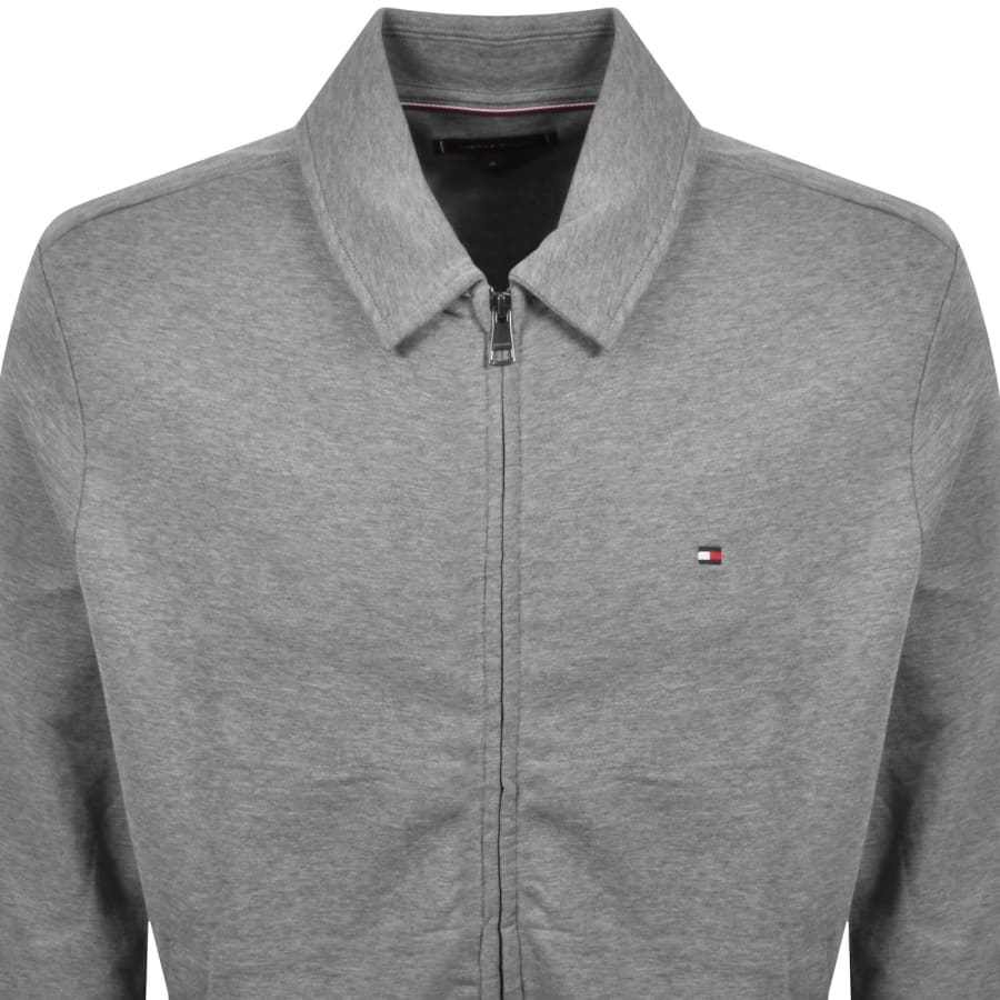 Image number 2 for Tommy Hilfiger Full Zip Sweatshirt Grey
