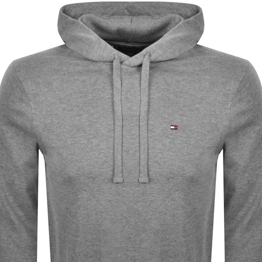 Image number 2 for Tommy Hilfiger Essential Cotton Hoodie Grey