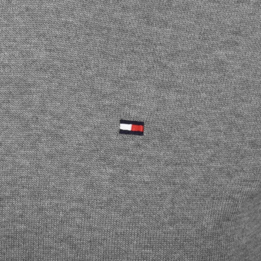 Image number 3 for Tommy Hilfiger Essential Cotton Hoodie Grey