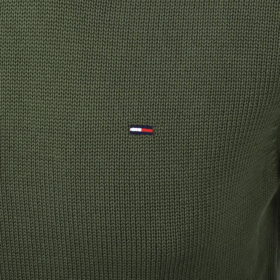 Image number 3 for Tommy Jeans Flag Slim Fit Sweatshirt Green