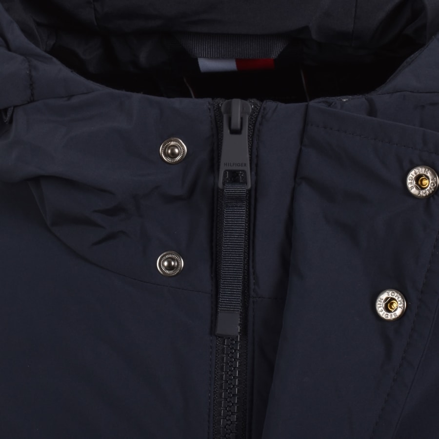 Image number 5 for Tommy Hilfiger Packable Hooded Jacket Navy