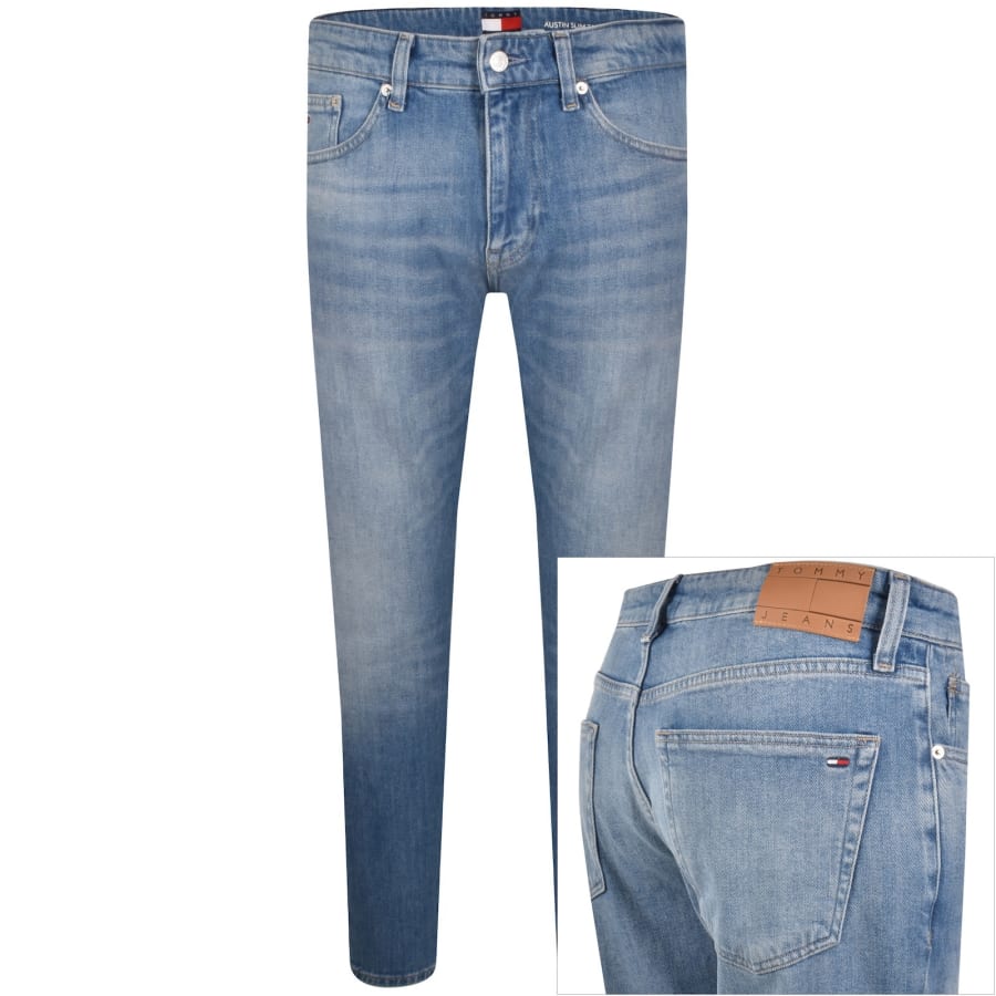 Image number 1 for Tommy Jeans Austin Slim Tapered Jeans Blue