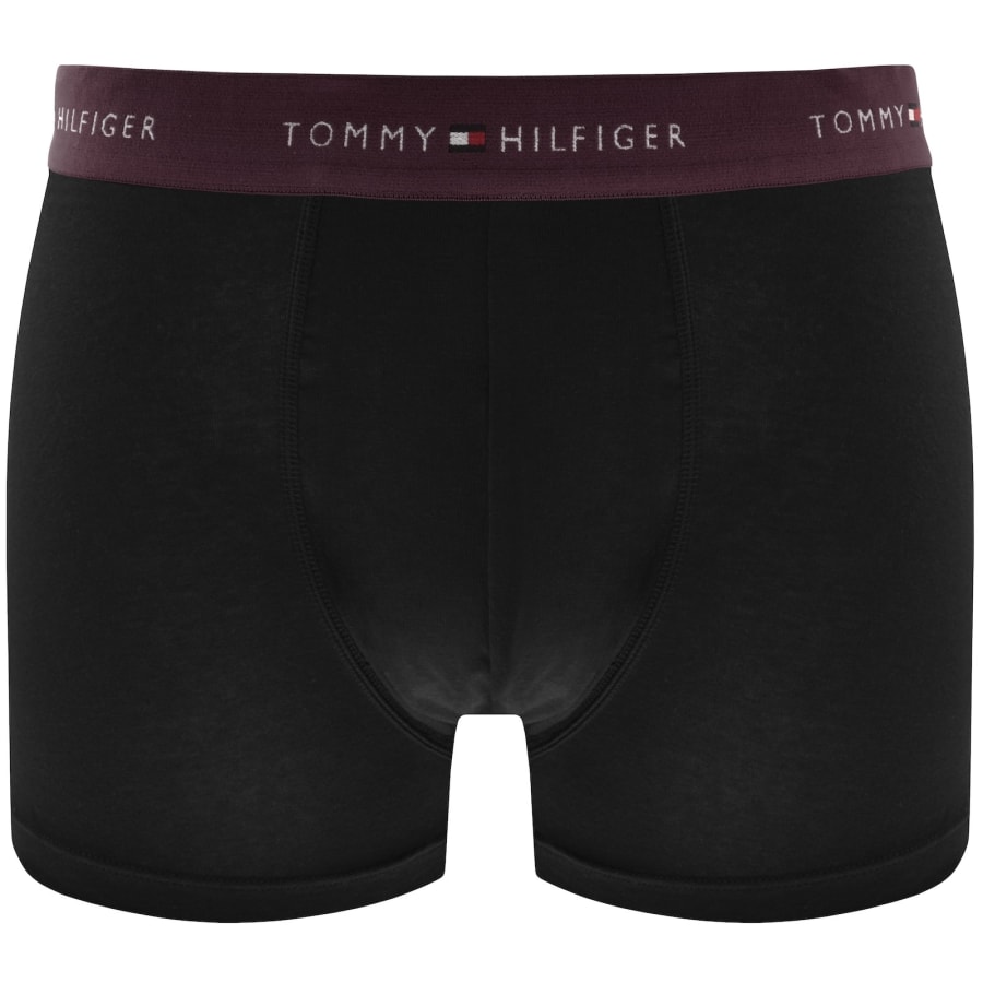 Image number 2 for Tommy Hilfiger Underwear 7 Pack Trunks Black