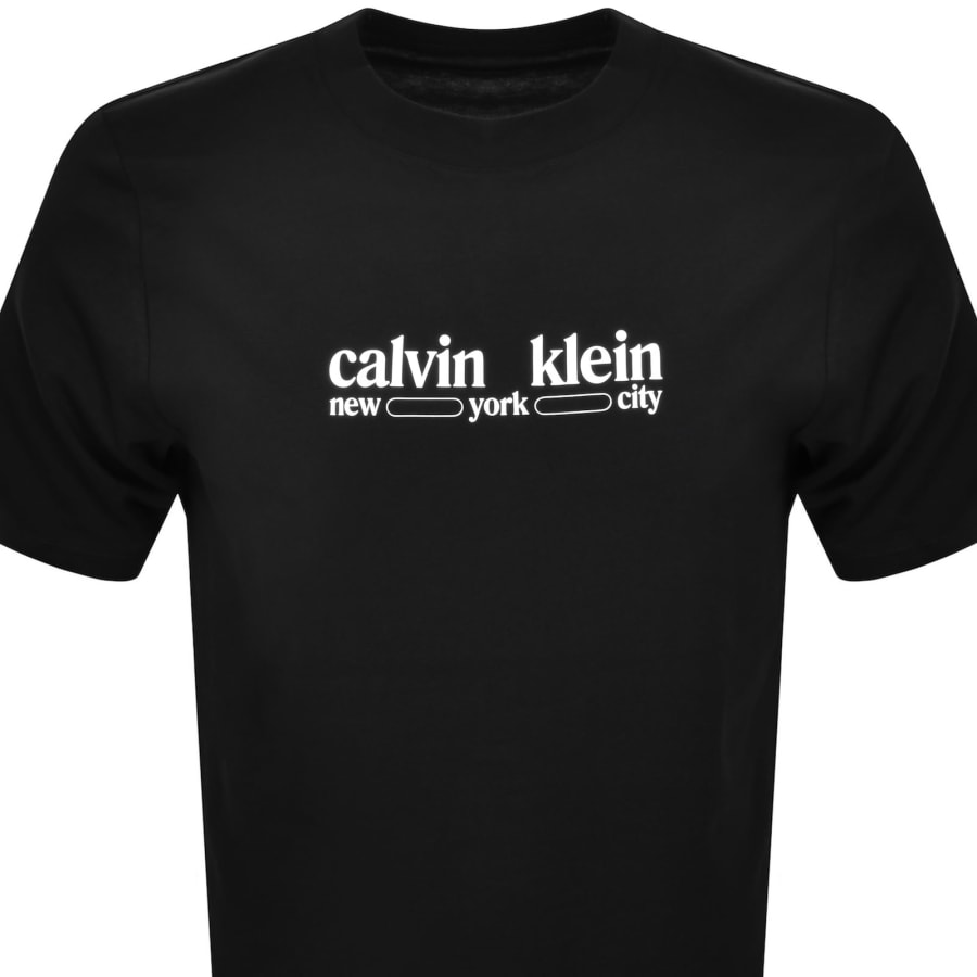 Image number 2 for Calvin Klein Jeans Graphic T Shirt Black