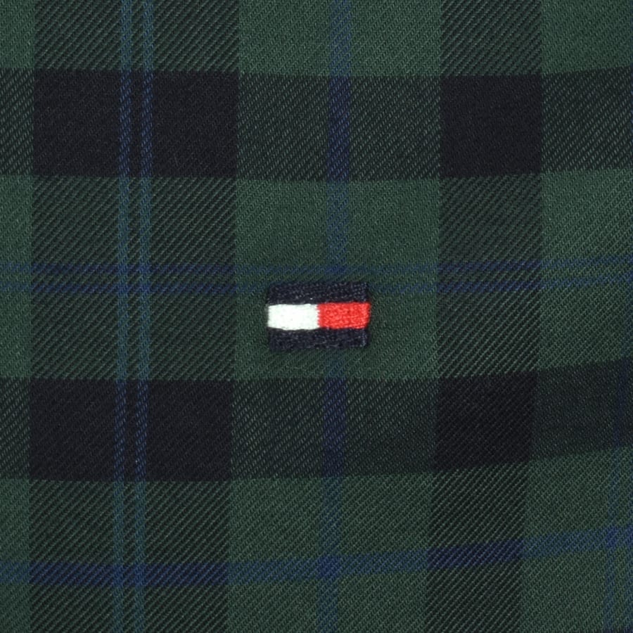 Image number 3 for Tommy Hilfiger Oxford Check Shirt Green