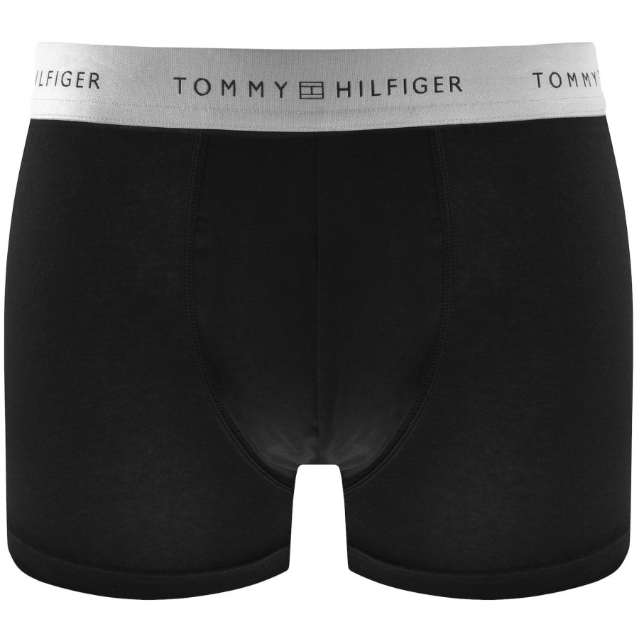 Image number 2 for Tommy Hilfiger Underwear 3 Pack Trunks Black