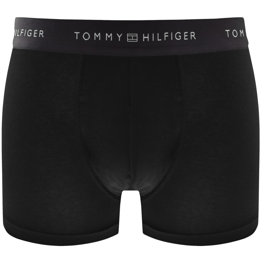 Image number 3 for Tommy Hilfiger Underwear 3 Pack Trunks Black