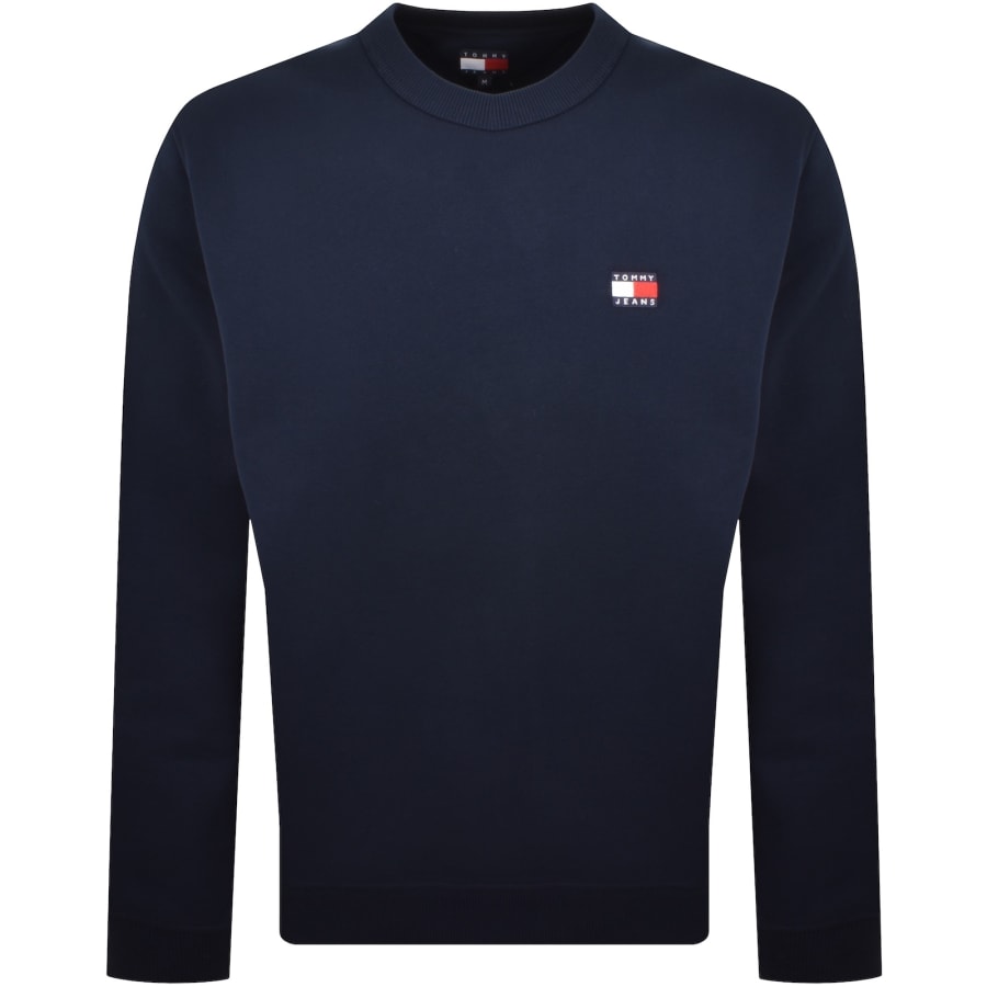 Image number 1 for Tommy Jeans Logo Sweatshirt Navy