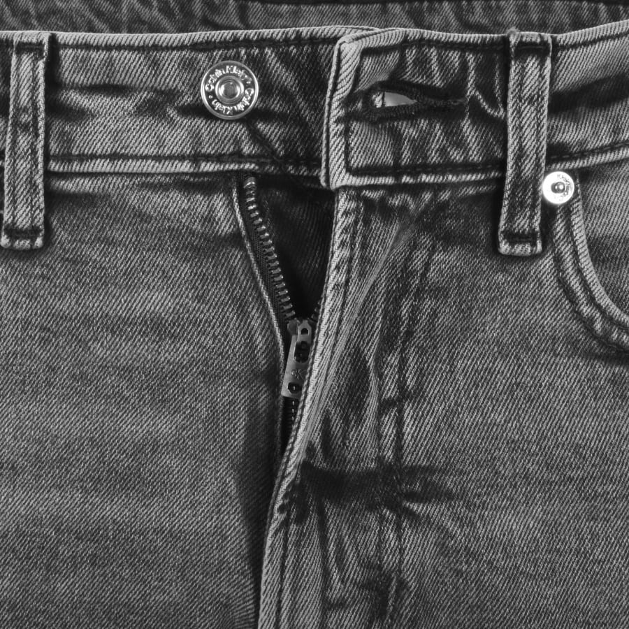 Image number 5 for Calvin Klein Jeans Slim Fit Straight Jeans Grey