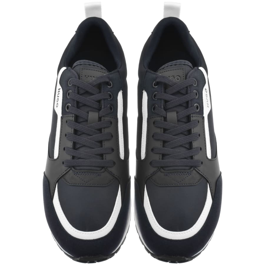 Image number 3 for HUGO Icelin Runn Trainers Dark Blue